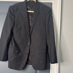 DKNY Charcoal Men's Wool Blazer